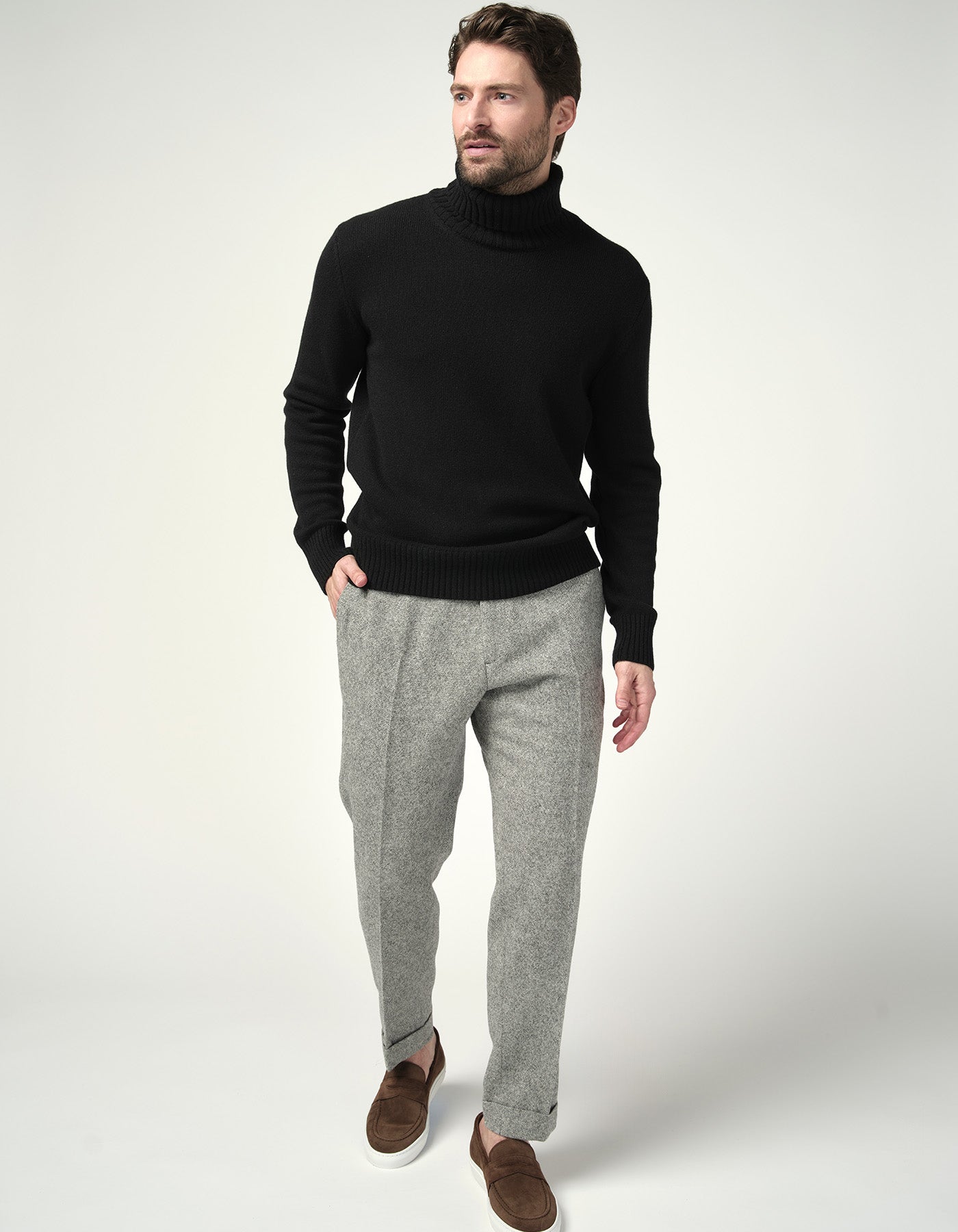 Cashmere Turtle Neck Sweater
