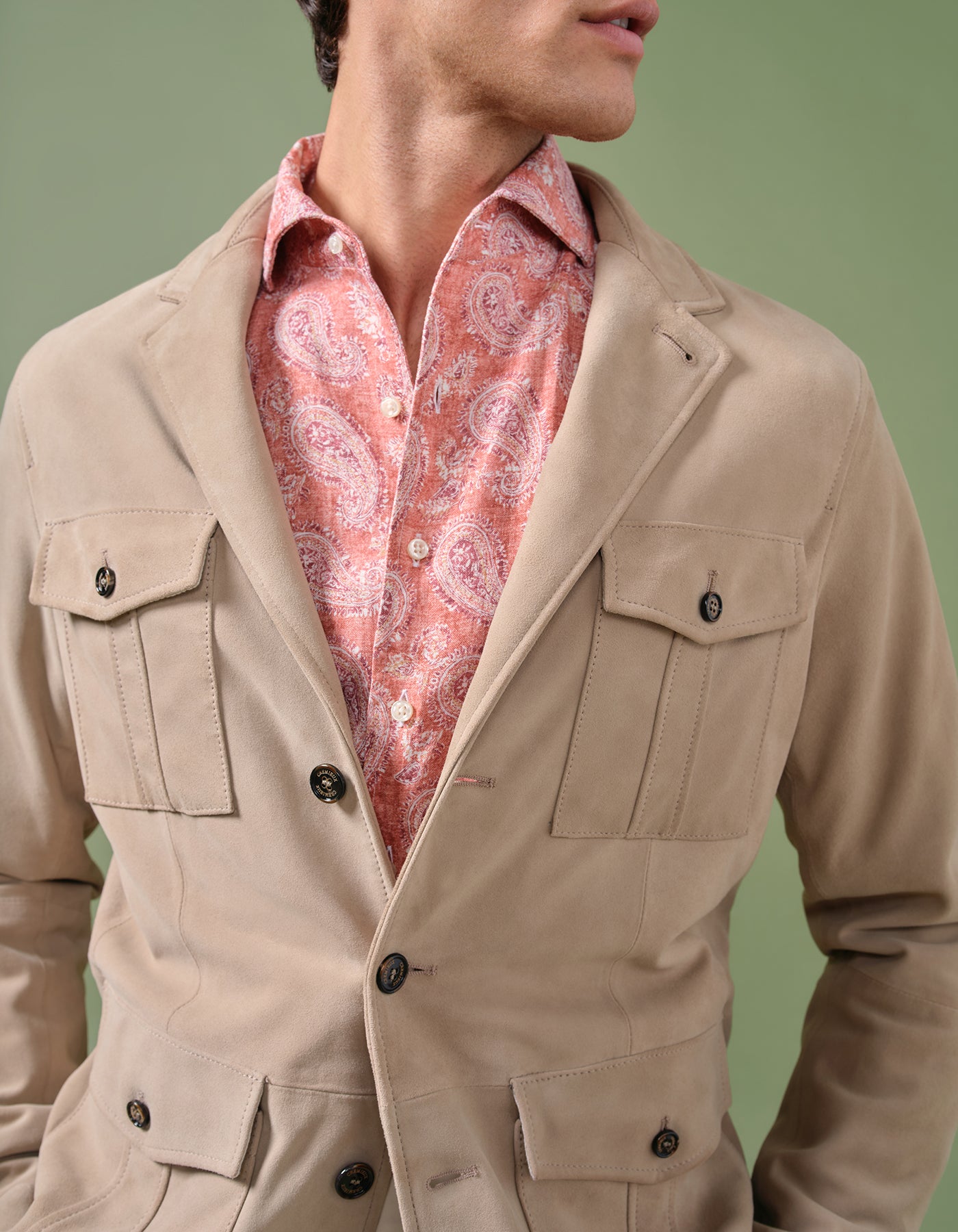 Suede Field Jacket