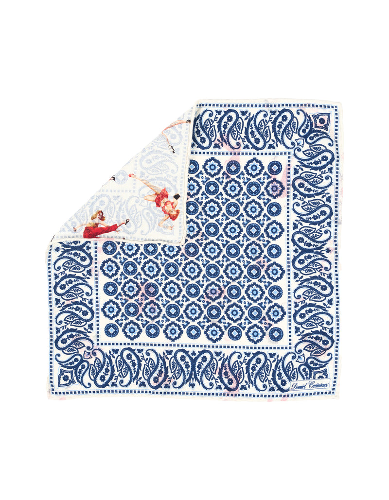 Luxury Silk Hand-Rolled Pocket Square