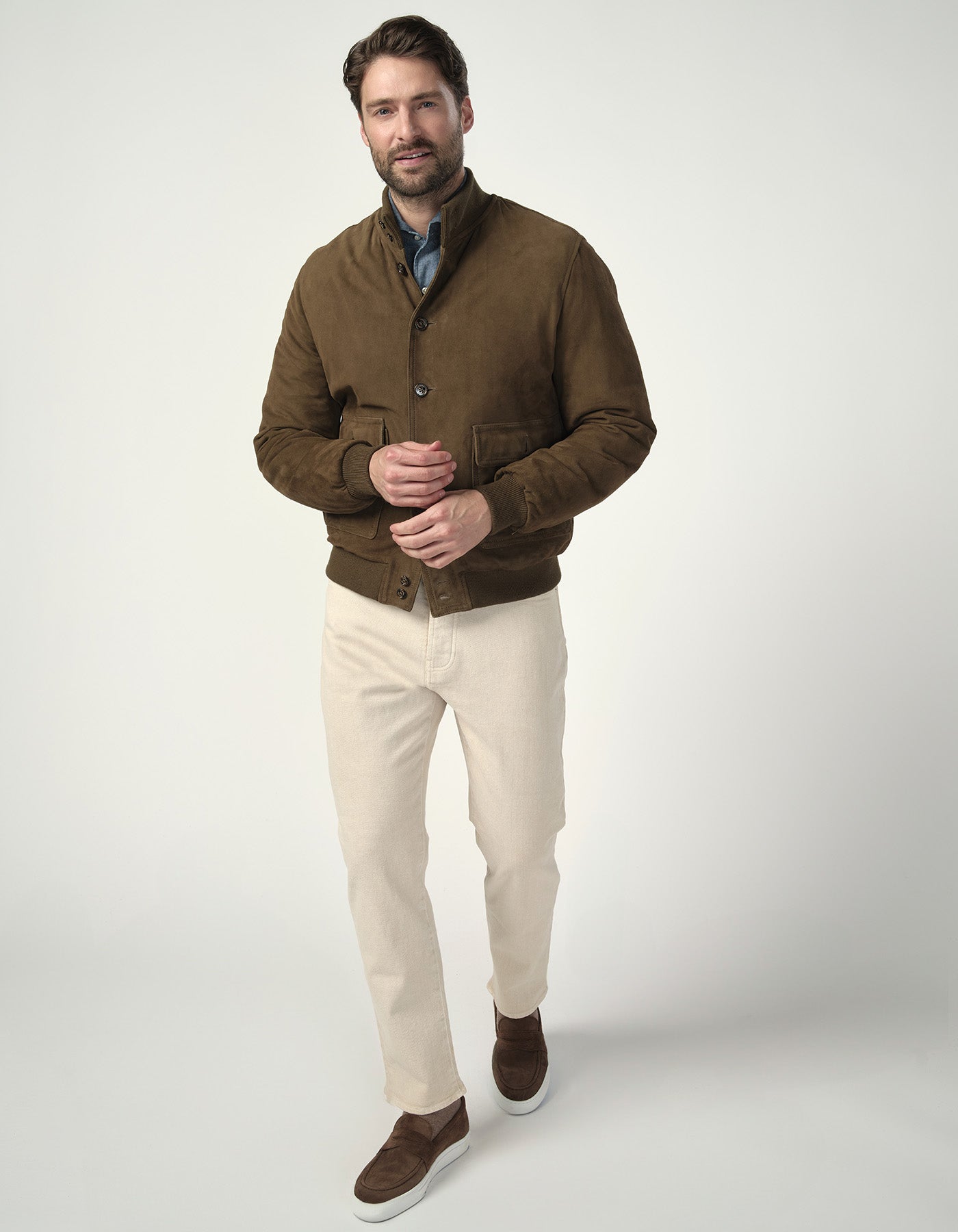 Suede Blouson