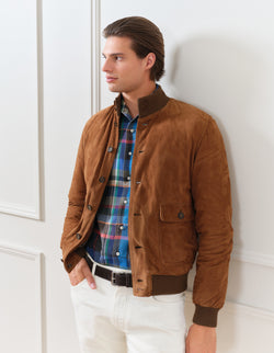 SUEDED DOWN FILL JACKET