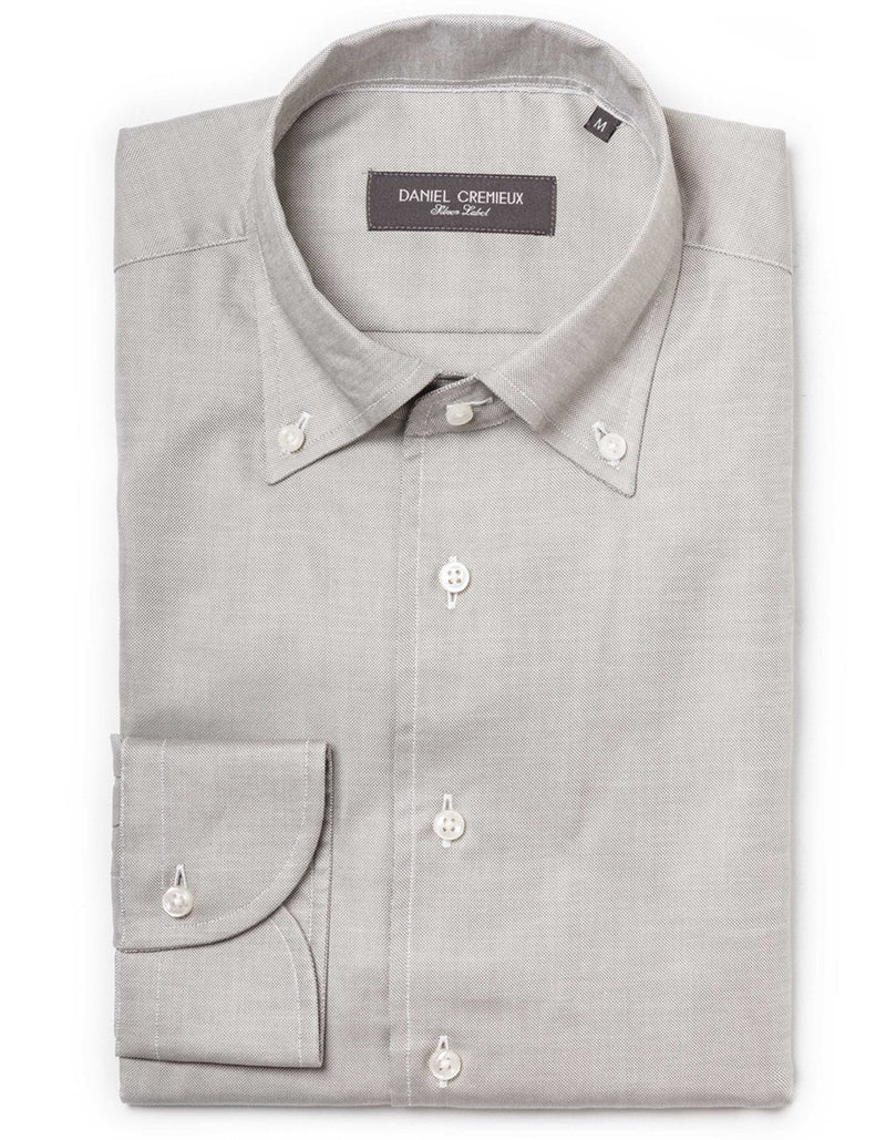 DOM PINPOINT OXFORD ONE-PIECE-BUTTON DOWN COLLAR