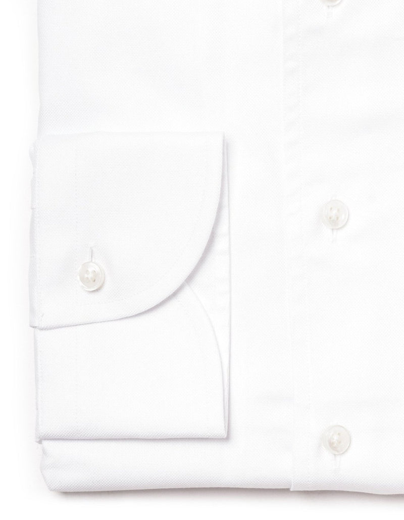 DOM PINPOINT OXFORD ONE-PIECE-BUTTON DOWN COLLAR
