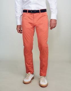 MELON COTTON STRETCH PANTS